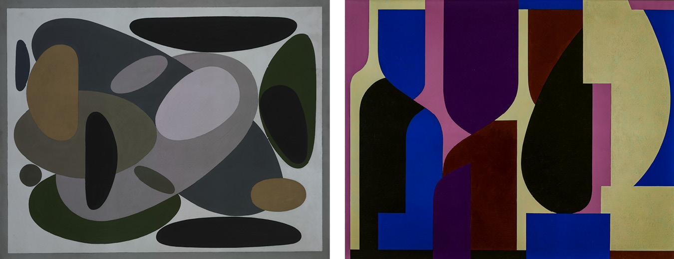 Victor Vasarely: Vessant, 1952 és Amir, 1953