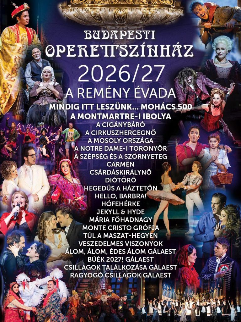Budapesti Operettszínház 2026/27-es évad